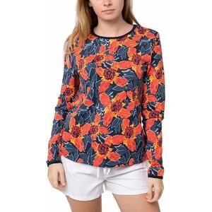 Hang Ten 10 Rash Guard Long Sleeve stretchy with pocket surprise UPF 50+